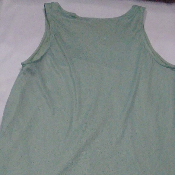 Nike Womens Air Mesh-Overlay Dress Jersey Green White Size 1X - Picture 2 of 2